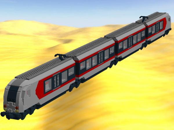 L-bahn(legobahn) Züge(Trains): SOB Flirt (Flinker leichter innovativer Regional Triebzug) Regionalzug